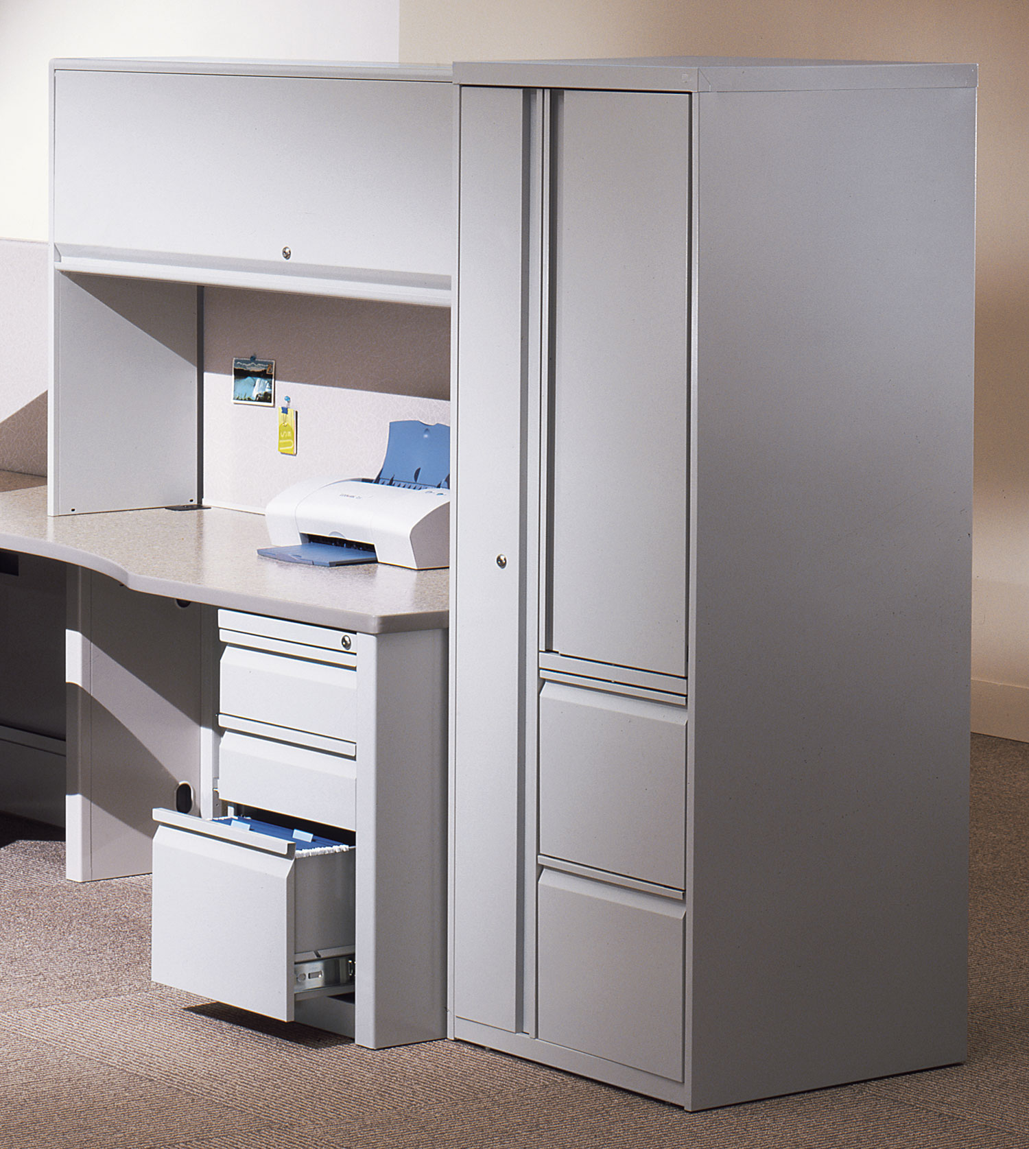 Vista Risers Overhead Storage from Invincible Furniture filing and ...