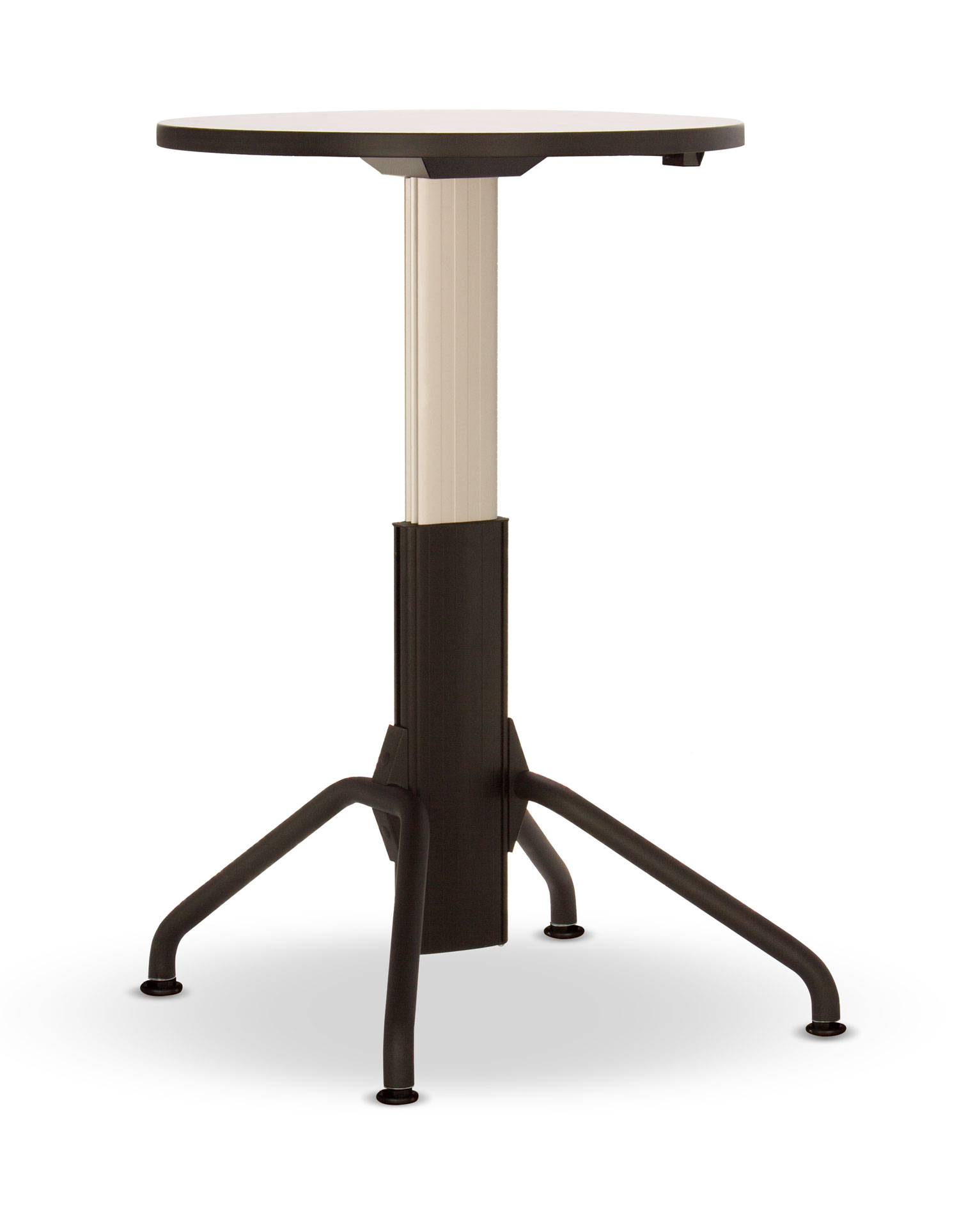 Rise Pneumatic Sit/Stand Tables from Invincible Furniture.